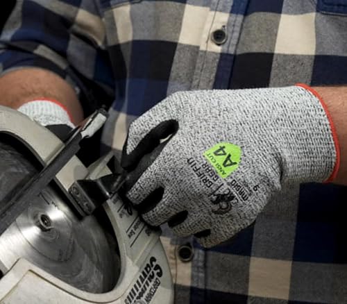Image of MAGID Griffin Gear ANSI A4 Sandy Nitrile Coated Work Gloves