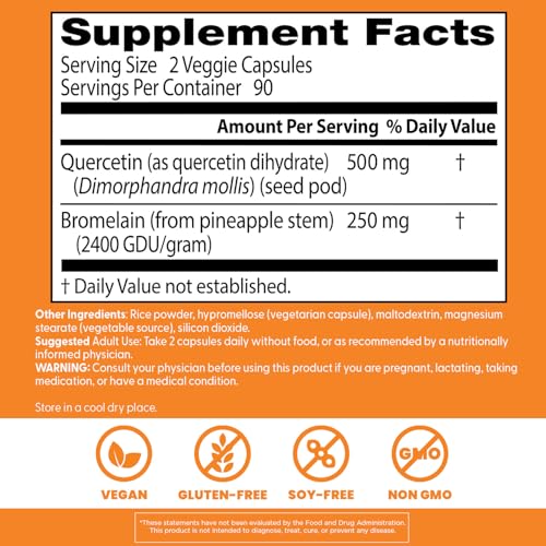 Doctor's Best Quercetin Bromelain Supplement