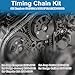 A ABSOPRO Engine Timing Chain Kit No.5047021AA/4884713AC/MN183892 for Chrysler 200 2011-2013 for Jeep Compass Patriot 2007-2013 for Dodge Journey Caliber for Chrysler 200