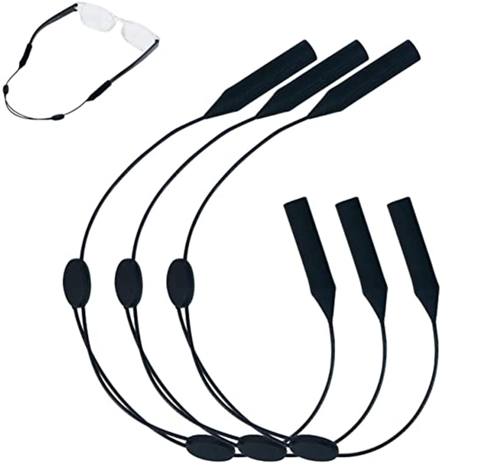 Adjustable Eyewear Retainer, DELFINO No Tail Sunglass Strap Eyeglass String Holder Sport Sunglass String Lanyards Unisex For Outdoor Activities (Adult Models 30 cm)