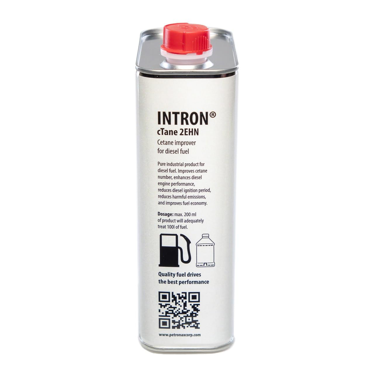 INTRON cTane 2EHN Booster Numero di Cetano 1000 ml | Diesel Premium | Purezza 99% | +6–7 Punti di Cetano | Qualità Raffineria | Per Tutti i Motori Diesel | Made in Europe