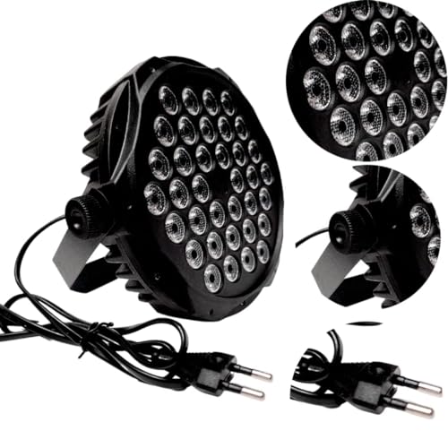 Image of 36D RGB Stage Par Light -DJ Light with Remote Control| UV 6in1 Color Uplightning Led Lights | Birthday,House Party,Disco Show,Diwali,Events- Led Projection Par Ligh| Popo Toys PT-31