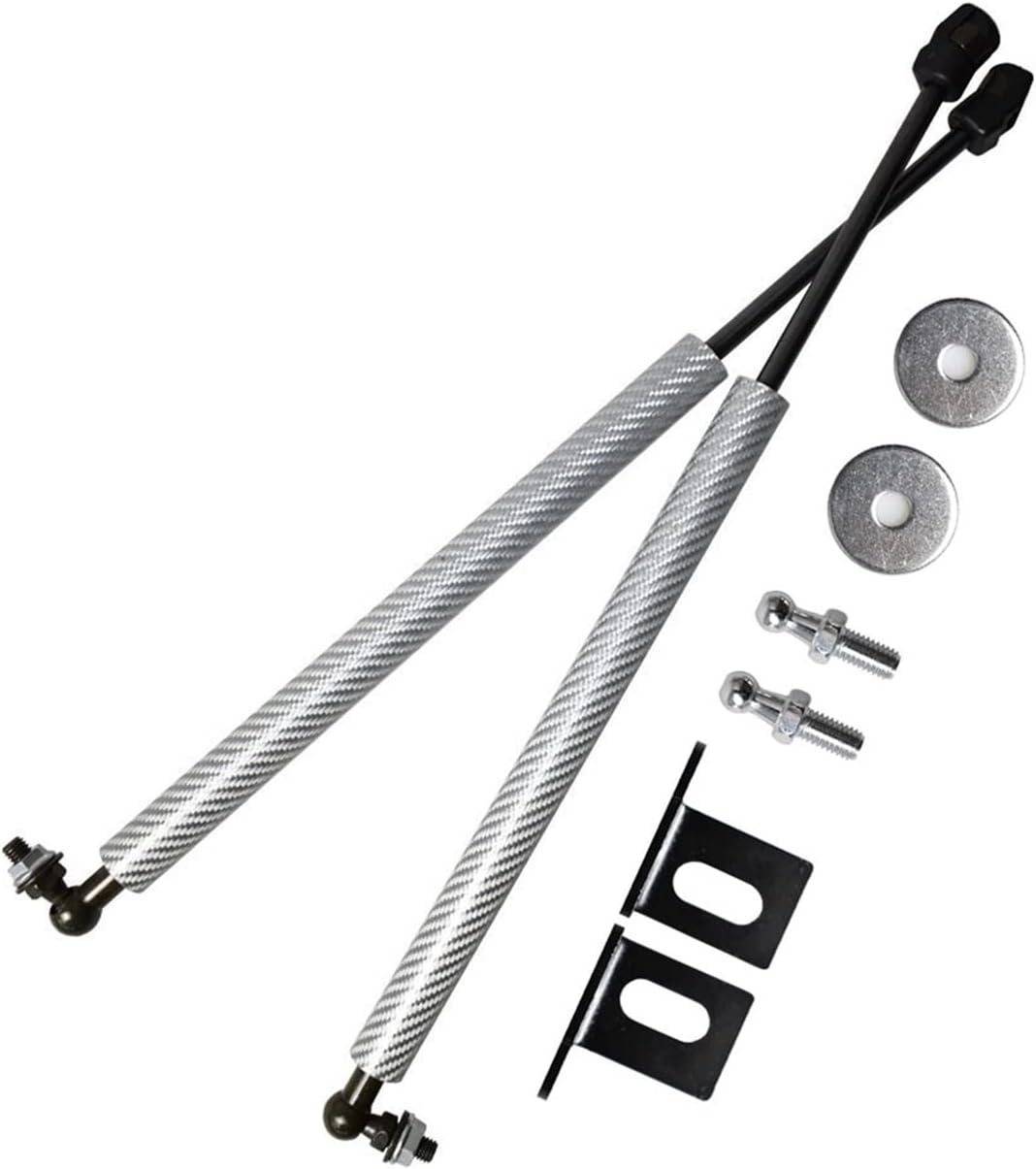 Front Hood Bonnet Gas Struts Lift Support Absorber Shock Damper Carbon Fiber For Toyota For Corolla 2007-2013 CFCPKOYOZD(4)