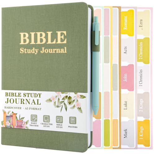 Bible Study Journal Notebook for Note Taking Christian Religious Gifts for Women Gifts for Men Fathers Day Sermon Notes Church Journal Faith Christian Planner Verse Mapping Journal Bible Tabs