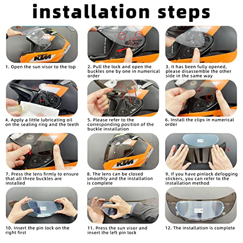 Almeiose Motorcycle Helmets Shield Cwr-F/Cwr-1 Silver Visor For X-Fourteen, Rf-1200, Rf-Sr And Nxr (Silver) #TOP4