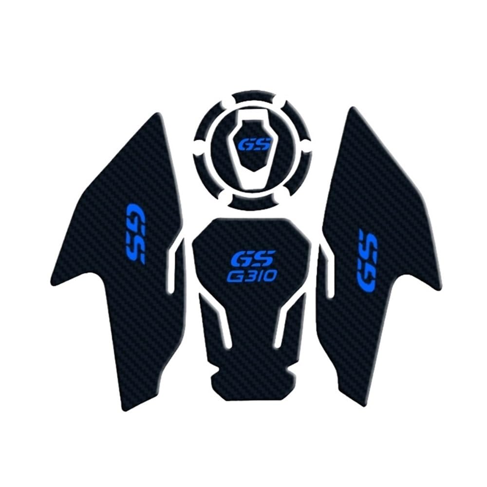 Fuel Tank Protector for G310Gs Motorbike Sticker Tank Pad Protector Carbon Fiber Decals Motorcycle