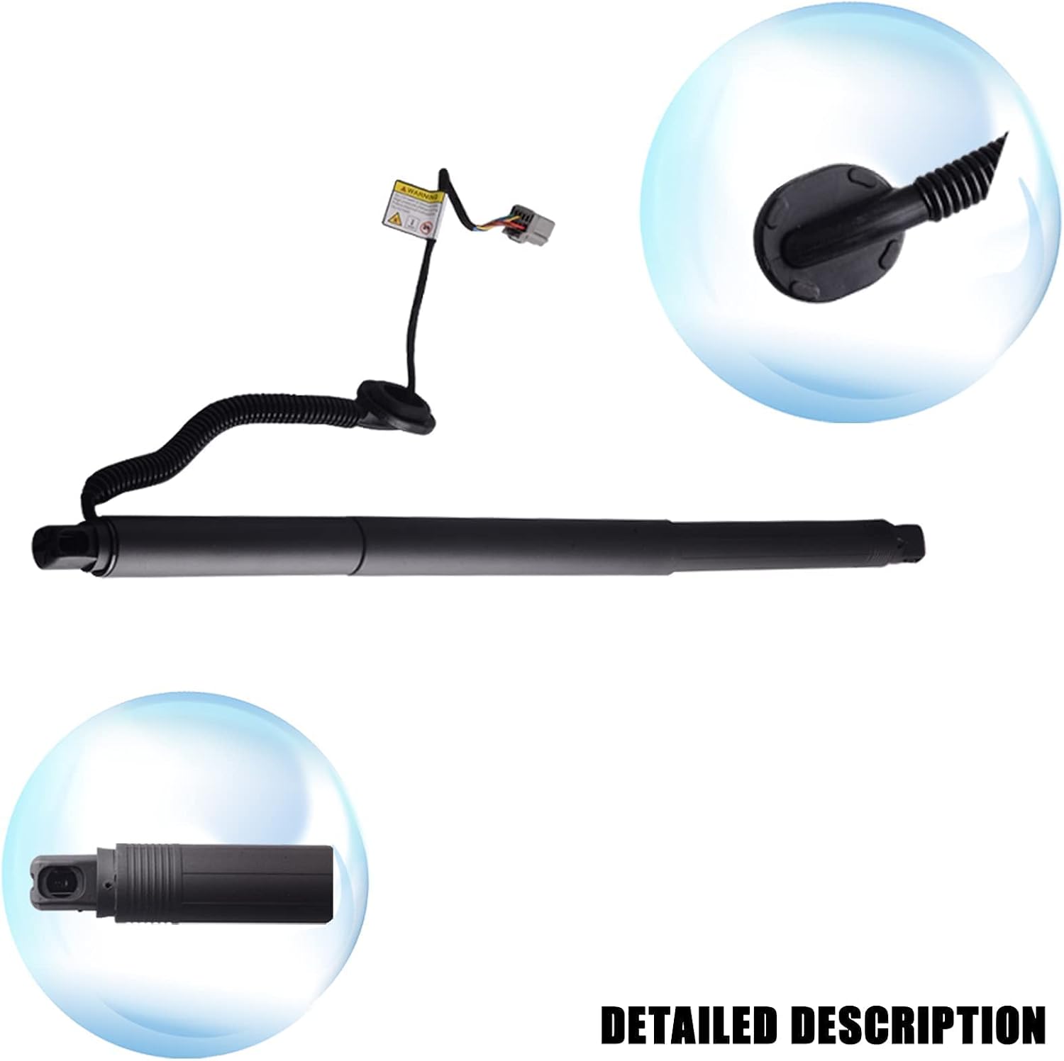 Rear Liftgate Power Lift Support Shock Strut Compatible for Chevrolet Suburban 2015-2019 GMC Yukon 2015-2019 Cadillac Esclade 2015-2019 Left SideReplace Tailgate Actuator 84306929