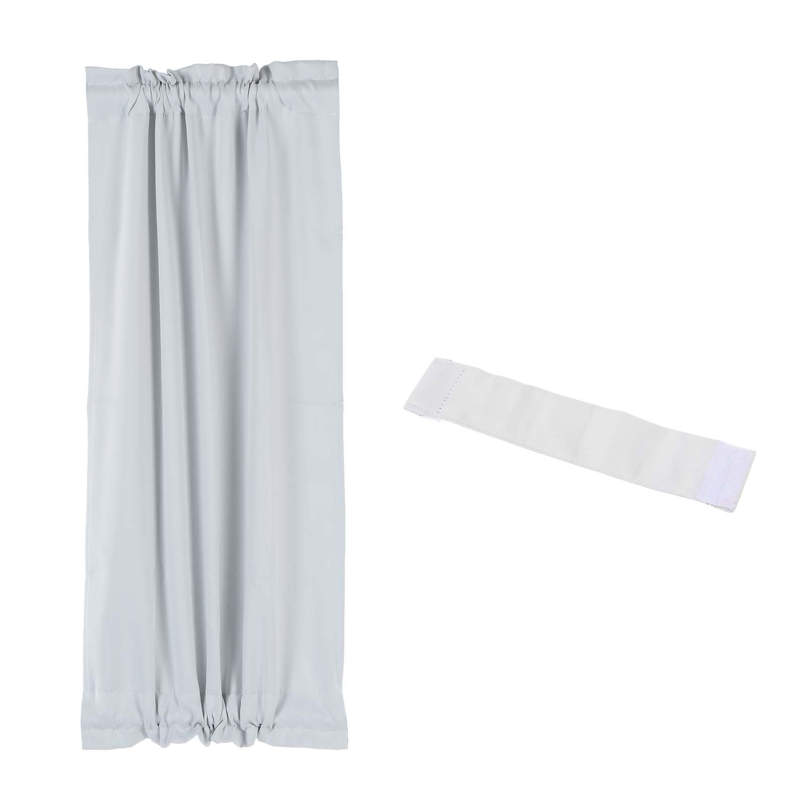 Rideau occultant de porte 25x40 pouces blanc doré isolant thermique