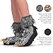 Skeleteen Werewolf Feet Shoe Covers - Silver Grey were Wolf Monster Foot Claws Costume Accessories