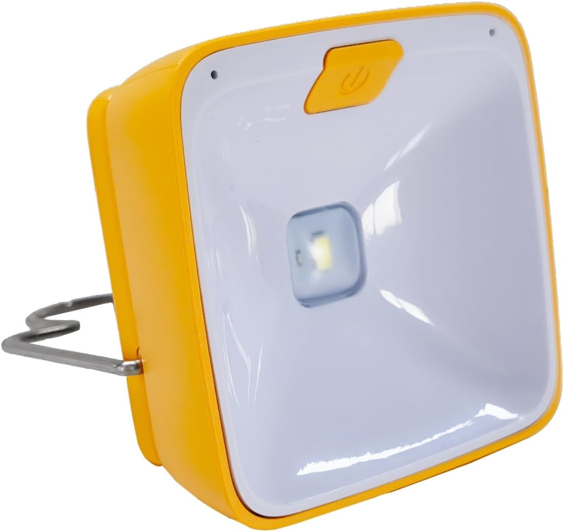 Agni Solar Minilight 1 | Lightweight & Compact Solar LED Charging Lamp with 6 Hours Backup | Portable Study, Emergency, Outdoor, Camping, Travel & Hiking Light | LiFePO4 Battery
