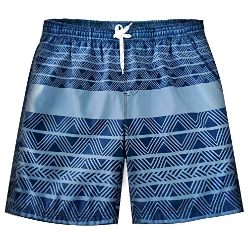 Runpilot Quick Dry Mens Board Shorts Mens Swim Trunks with Pocket Beach Shorts with Mesh Lining