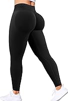 Ieumaz Scrunch Butt Lifting Leggings Women Seamless Gym Workout Low Waist Tummy Control Yoga Pants