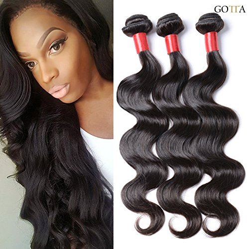 Gotta 3 Bundles of Brazilian Hair Discount Human Hair Body Wave Hair 100% Virgin Human Hair Extensions 16 18 18 inch 300g