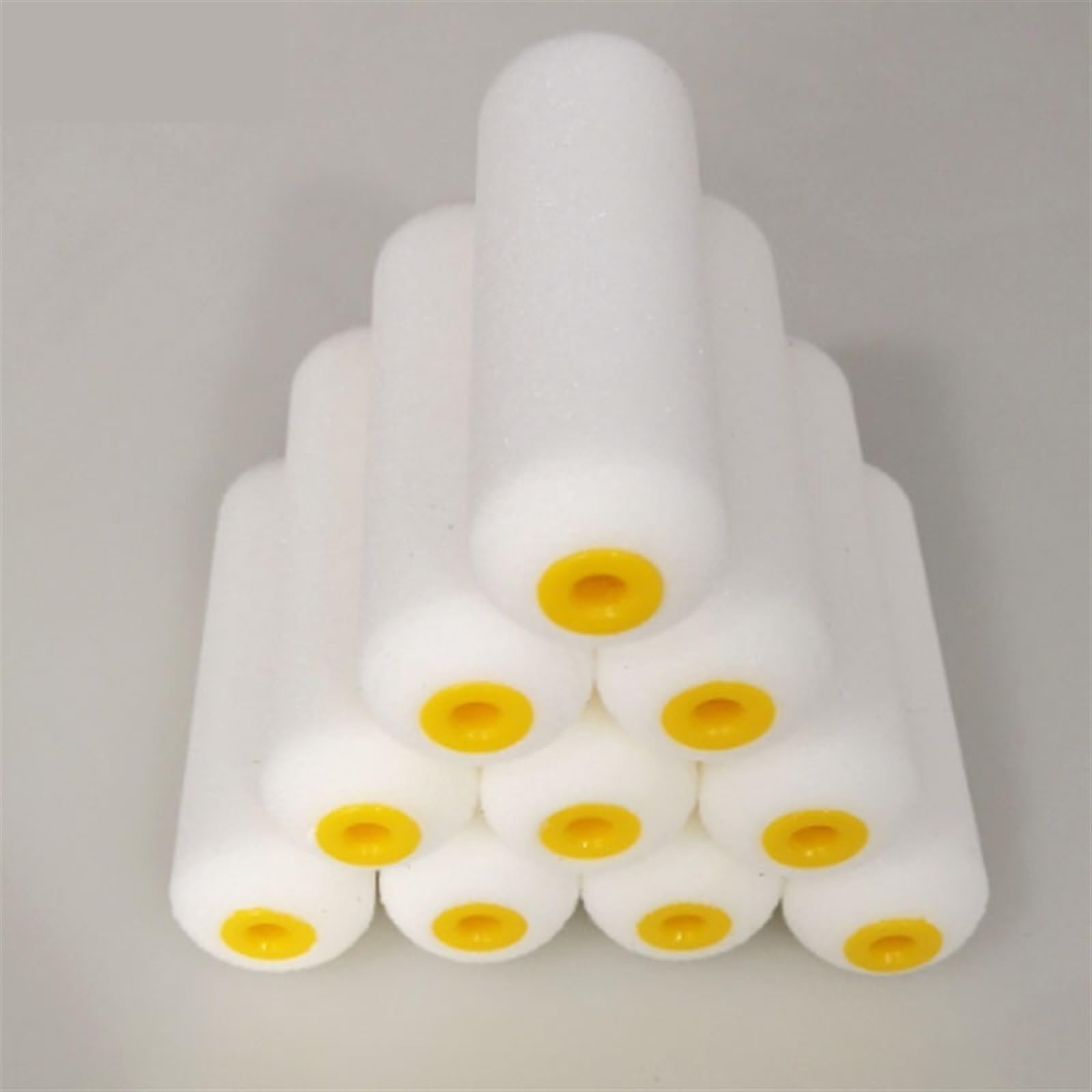 Rodillos De Pintura Juego de 11 unidades de rodillos de espuma de 4 pulgadas, rodillos de pintura de esponja for decoración de paredes, herramientas de pintura, cepillos decorativos for interiores Rod