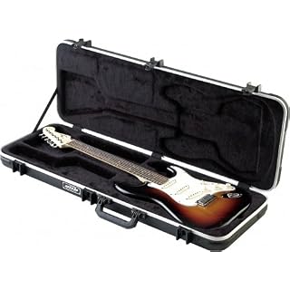 SKB 1SKB-66 Coque rigide rectangulaire avec Loquet TSA/Poignée surmoulée pour Guitare électrique Noir - Les Beatles, Paul McCartney, John Lennon, RIngo Starr, George Harrison SKB 1SKB-66 Coque rigide rectangulaire avec Loquet TSA/Poignée surmoulée pour Guitare électrique Noir – Image 2