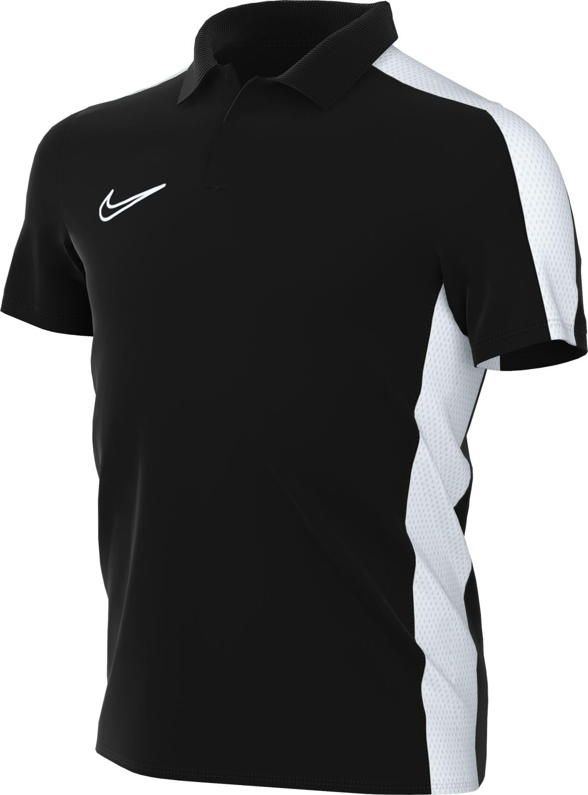 NIKE DR1350-010 Y NK DF ACD23 Polo SS Polo Shirt Unisex Black/White/White Size XL