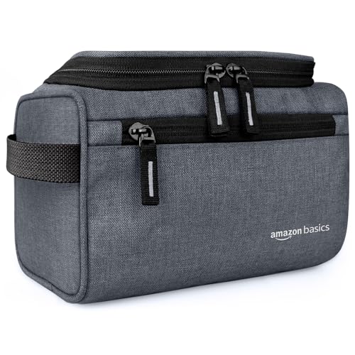 amazon basics Polyester Travel Bag | 6L Toiletry Organizer Hangin...