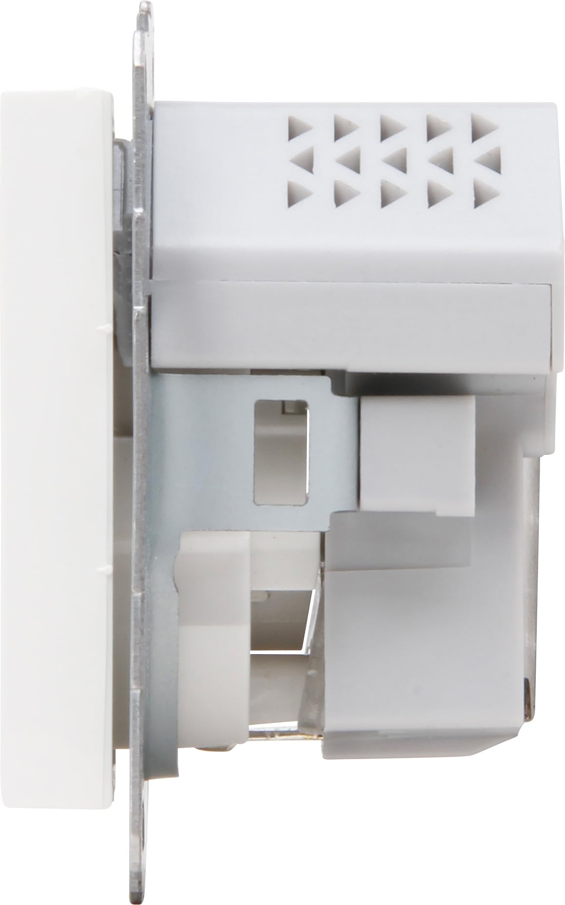Kopp HK07 - Unterputz-Schutzkontakt Steckdose, USB C Ladebuchsen und USB A Ladebuchse, Ausgangsstrom Ladebuchsen max. 3A, 5V, 55x55mm Abdeckungen, Nennstrom 16A, Nennspannung 250V~, Farbe: reinweiß