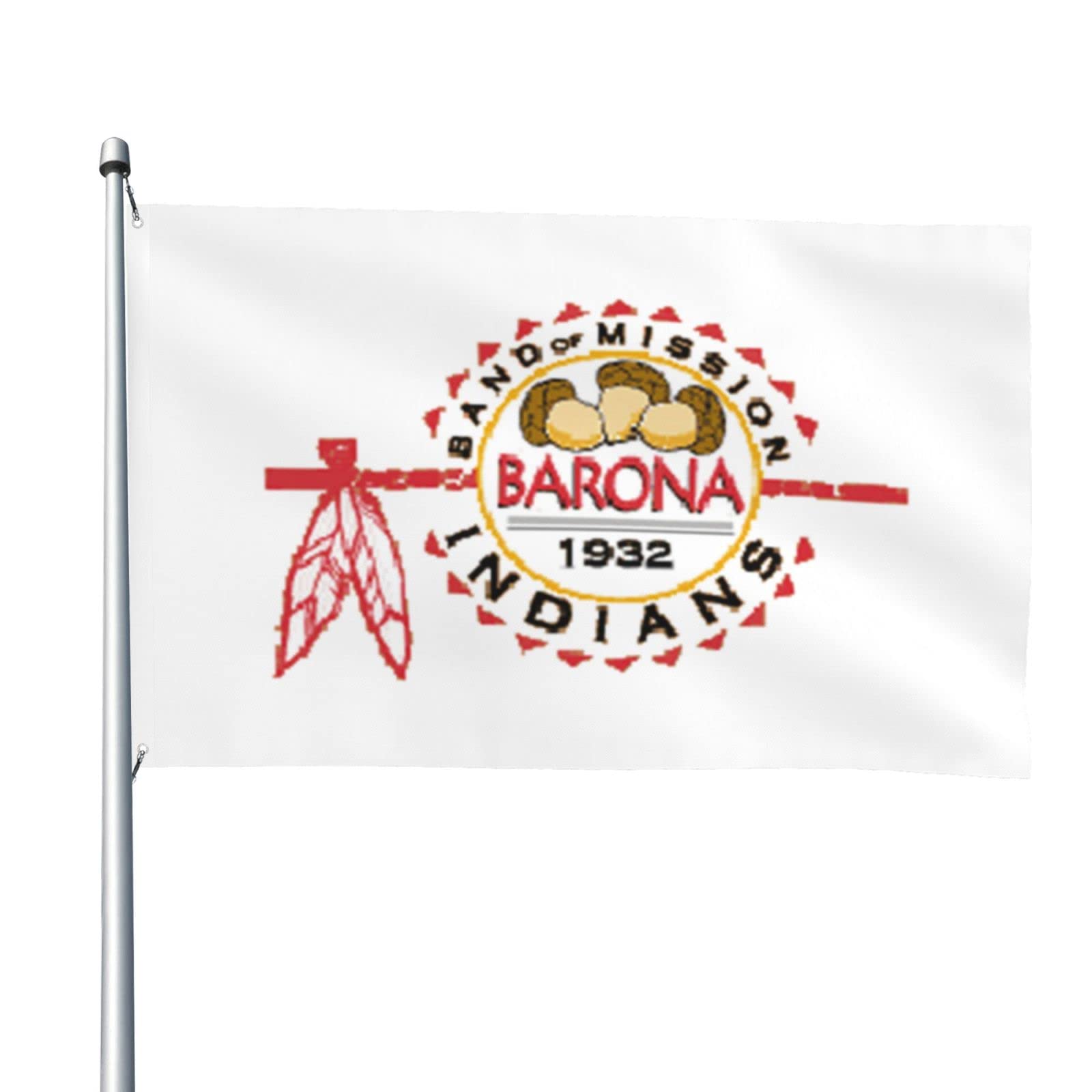 Bandera Ranxeria Barona Flag 4x6 Ft Flags Lightweight And Durable Outdoor Decorative Flags Welcome Flags Patio Garden Party Decoration Banner