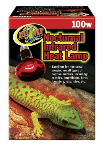 Zoo Med Nocturnal Infrared Heat Lamp 100 Watts - Pack Of 3 #TOP1