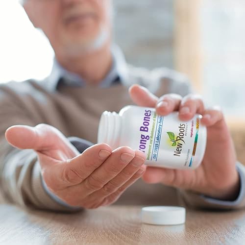 Miniatura 4 de Strong Bones - Calcio, magnesio, vitamina D3, VIT C, K2 biodisponible (MK-7) - OGM, soja, sin gluten - Suplemento para la salud ósea - (90 cápsulas