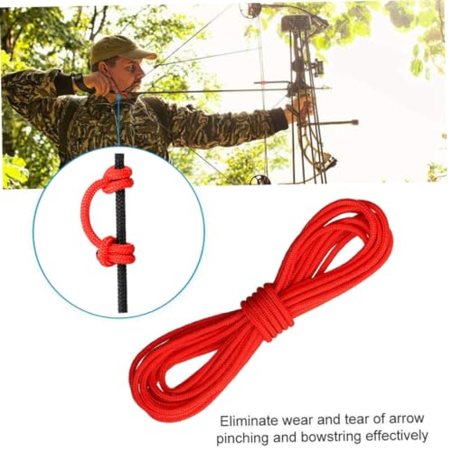 Ruqingg 300cm Archery D Loop Rope Compound Bow String Release Rope Arrow Accessories 2PCS - Image 2