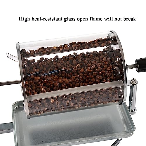 Electric Glass Drum Coffee Roaster Machine - High-Temperature Resistant Glass, 600g Capacity for Beans, Nuts & More - Ideal for Professional DIY Roasting - Image 4