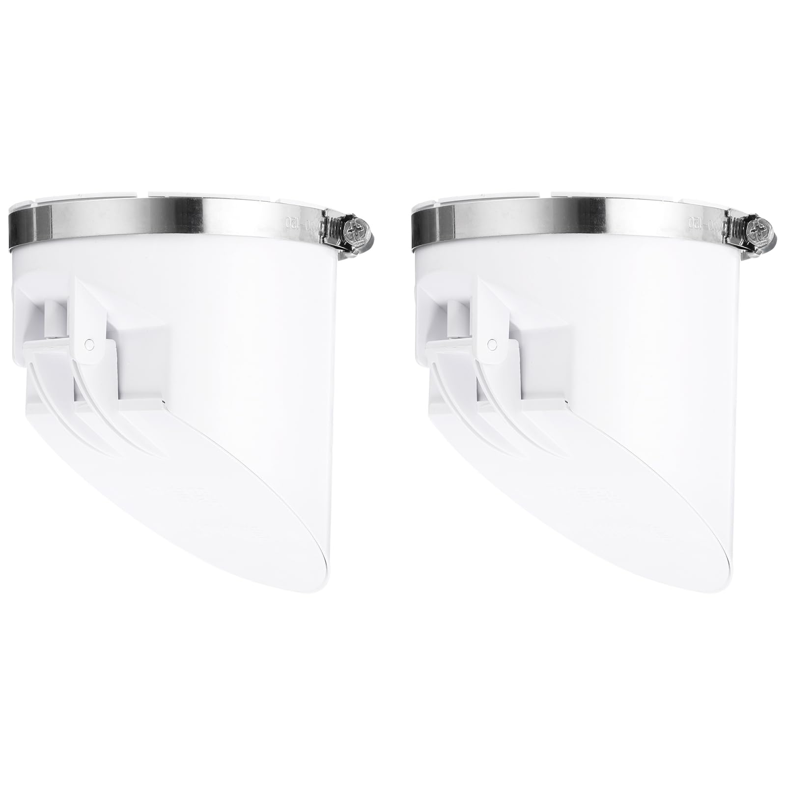 Anti-refoulement PVC 110 mm clapet anti-odeur pour tube horizontal x2