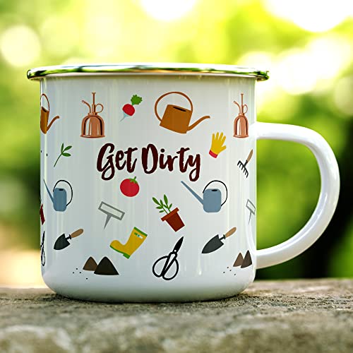 Taza camping Gardener en acero inoxidable 12oz verde miniatura 2