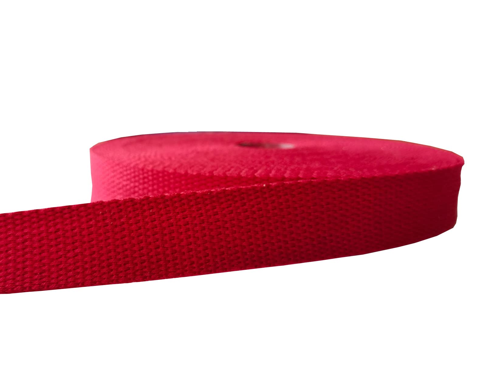 Cotton Webbing 1 Inch 6 Yards Mediumweight Polyester Cotton Webbing Strap for Cloth Tote Bags Leash Straps Crafts Outdoor Accessories(1 Inch-6 Yards,Burgundy 160602)