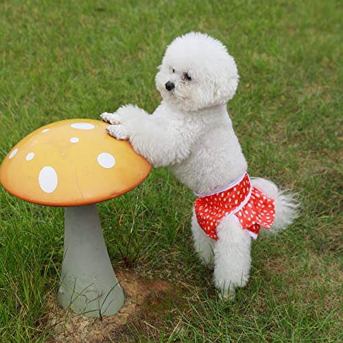 Image of Reusable Dog Diapers Female 3 Pack Reusable Premium Highly Absorbent Doggie Diapers, Flexible Puppy Diapers, Durable Leak-Proof Fruit Dog Diapers for Period Heat Incontinence Puppy Training, M