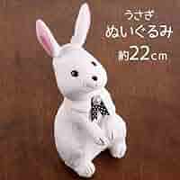 juno 国内作家　ぬいぐるみ　野うさぎちゃん　17cmほど 4560165647787an_1