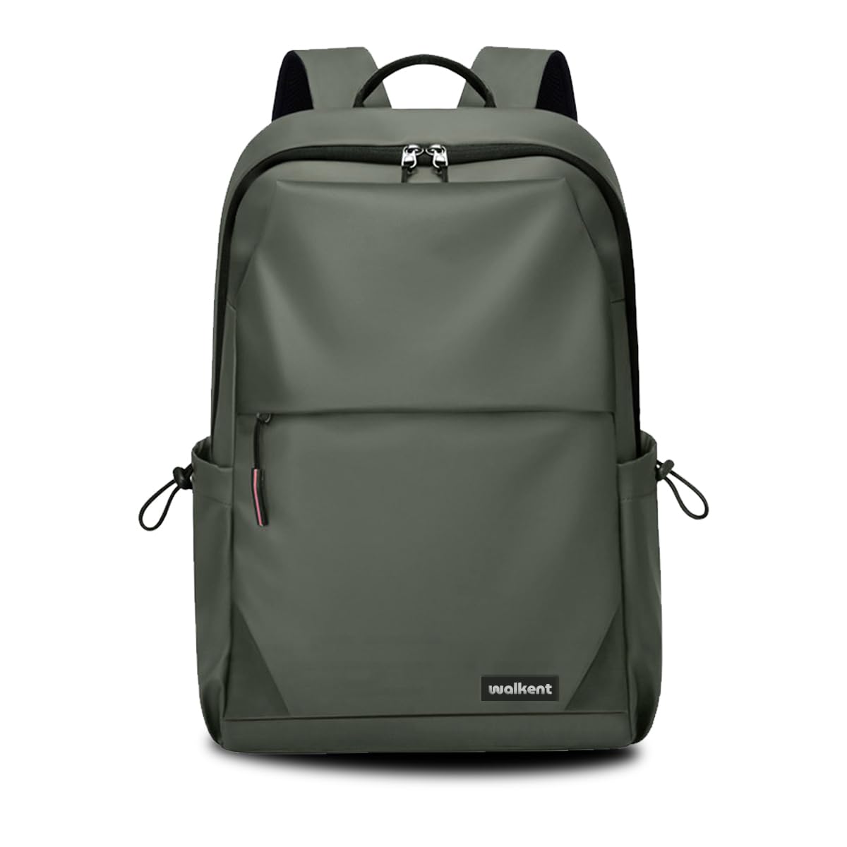 WALKENT Stylish 15.6" Laptop Bag, Rain Cover, Waterproof Fabric, Anti-Theft Back Pocket, Backpack for Office College Men Women - Hazel D6 Green