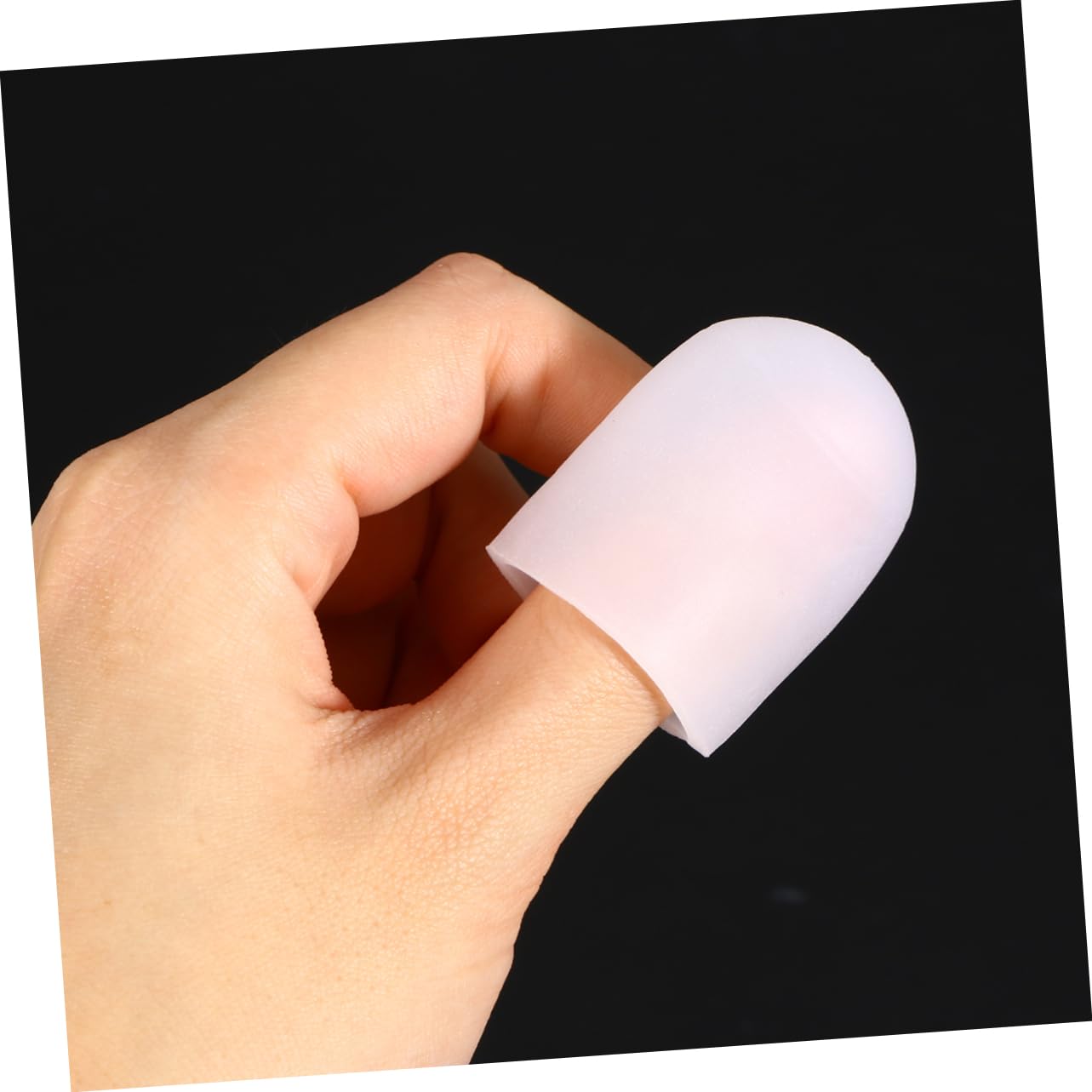 IWOWHERO Silicone Finger Toe Sleeve Gel Toe Caps for Men Women Comfortable for Bunions Blisters