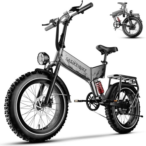 Folding Electric Bike for Adults with Peak 1500W Motor,...
