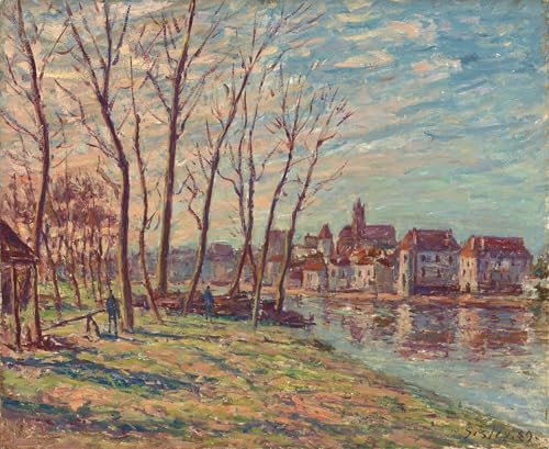 Affiche Alfred Sisley Vue de Moret pour raviver l'esprit vintage dans votre maison