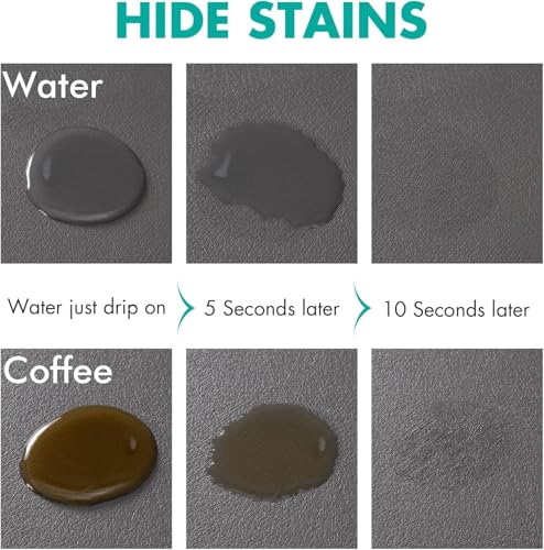 Image of Dish Drying Mat for Kitchen Countertop 40x60cm - Waterproof Anti Slip Sink Drying Mat with Rubber Backing, Heat Resistant Kitchen Counter Mat for Dishes, Coffee Machine & Pet Feeding