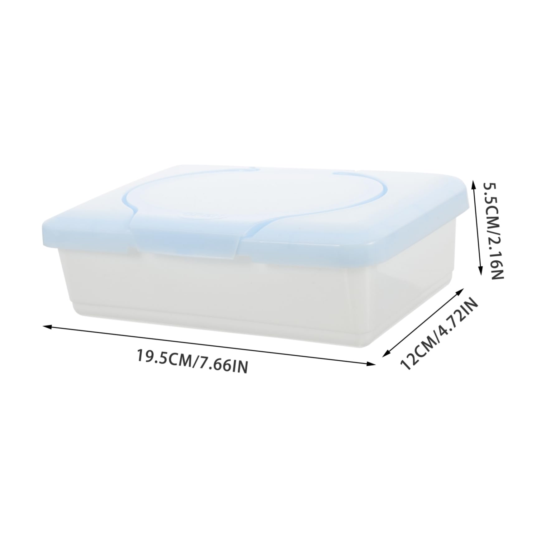 Cabilock Mini Baby Wipes Box Custom Low-Profile Wipes Storage Container Pp Material Color