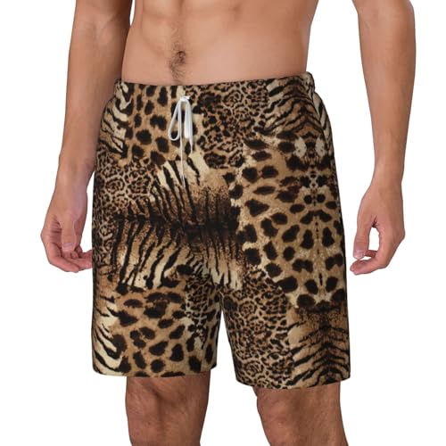 Short de plage imprimé léopard EdWal pour homme - 2