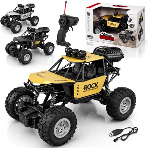 Image of The Little Ones 4x4 Rc Drifting Car - Rc Drift Cars High Speed Remote Control Drift Car 2.4GHz Remote Control Stunt Off Road Cars 360 Rotation Toys for Kids & Adults Boys & Girls [ MudRage Crawler ]