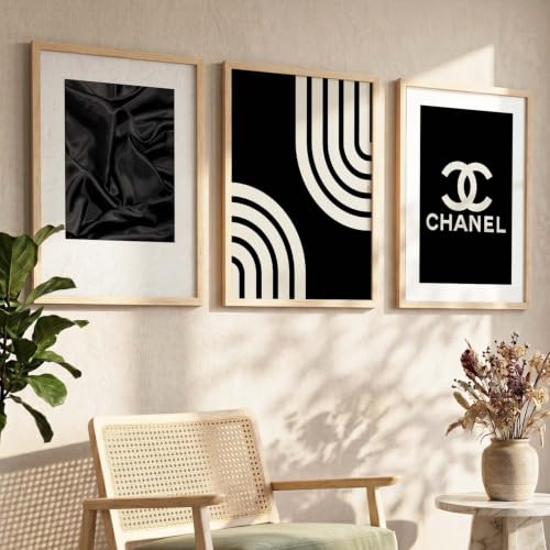 Image of HOTHOUSE Decorative Boho Wall Art Home Decor Painting poster With Frame For Living Room Hotel Wall Decor Digital Reprint Set of 3 (13X17 inch)