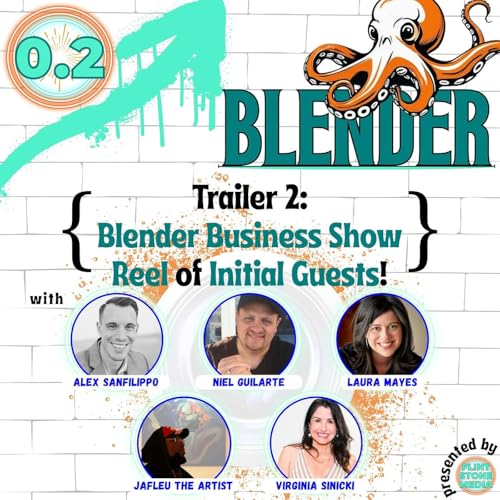 Page de couverture de Trailer 2 - Blender Business Show Reel of Initial Guests!