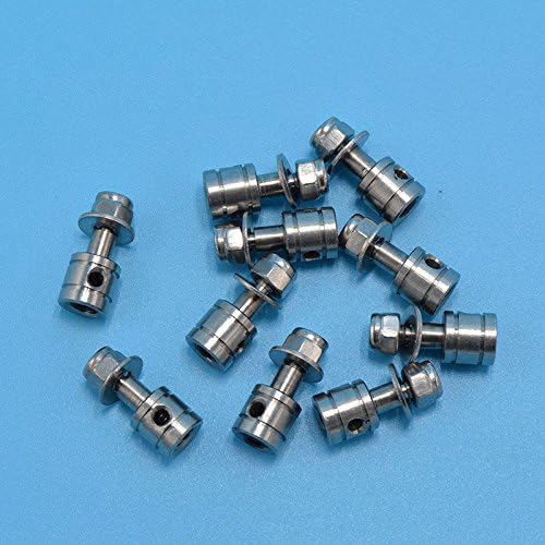 5PCS Stainless Steel Model Boat Rudder Connected Steering Gear RC Boat