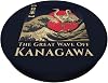 Concepto Retro Pintura Japonesa La Gran Ola de Kanagawa PopSockets PopGrip Adhesivo 3