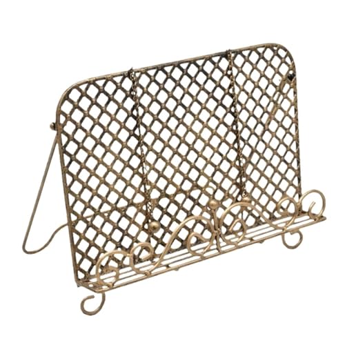 YAOHY Atril para Libros Plegables De Hierro, Colocación De Decoración del Hogar, Soporte Libros Lectura De Partituras De Atril Estudio Multifuncionales(F)