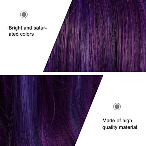 PIXNOR Longo Cacheado GÃ³tico Lolita Harajuku Anime Cosplay Traje de Natal Peruca Multicolor Cabelo