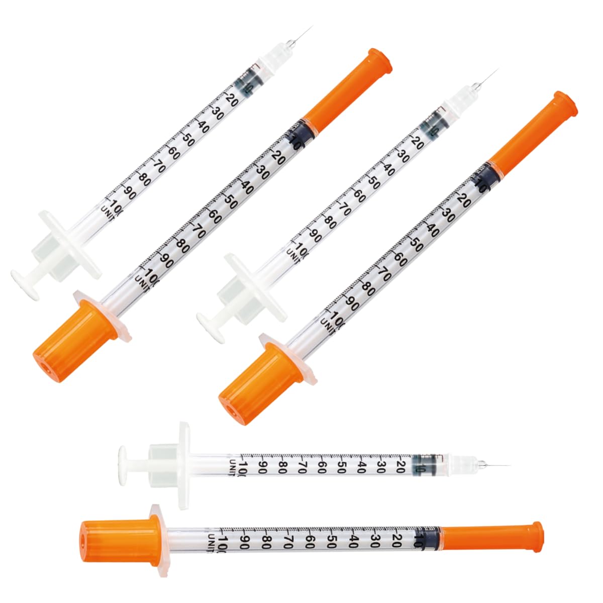 GLUCO-CARE 1ml /cc Syringes 31G x 5/16’’ (8mm), Orange Cap, Box of 50 pcs — Amazon image 8