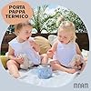 mnam Porta Pappa Termico Neonati 400ml - Termos Pappa - Contenitore Termico per Alimenti Caldi Pasta - Thermo Cibo Bambini - Svezzamento Portapappa Neonato - Food Thermy