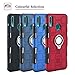 Labanema Case for Huawei Y9 2019, Hybrid Dual Layer[Anti-Scratch][Shock Absorption] 360 Degree Rotation Ring Holder Kickstand Armor Slim Protective Case for Huawei Y9 2019 /Enjoy 9 Plus - Navy Blue