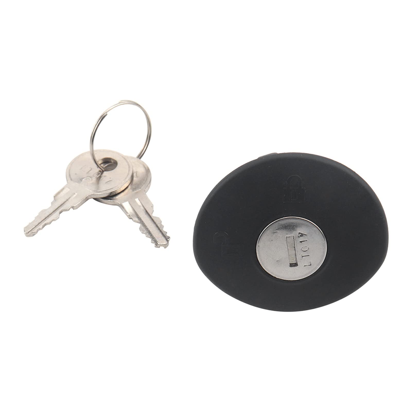 Tapón del Tanque de Combustible del automóvil Tapa De Llenado De Tapón De Tanque De Bloqueo De Gasolina De Combustible para Automóvil con 2 Llaves Bloqueables para Fo&rd 8U5Z9C268B 4584455AH